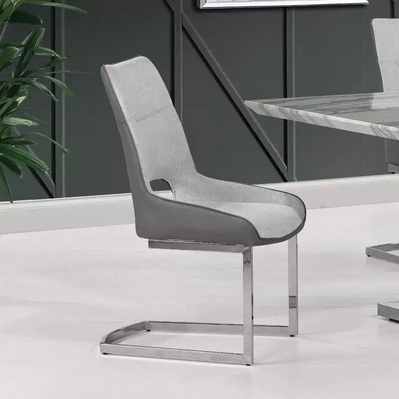 HomeStock D1119 2 Grey Dining Chairs