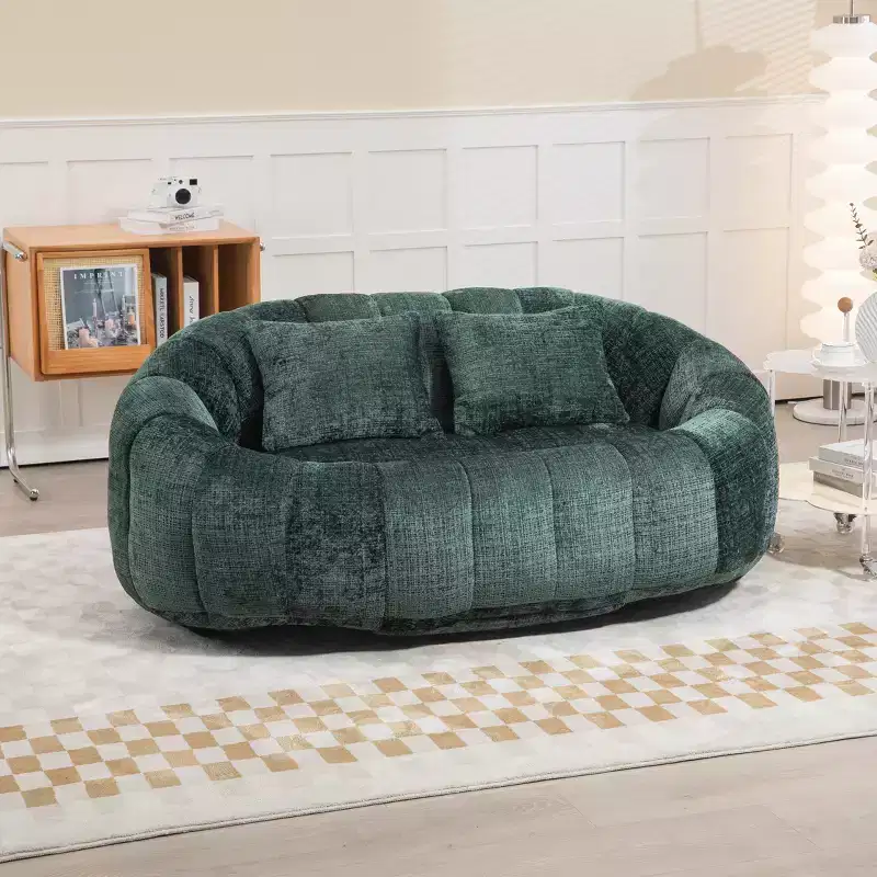 MAYEERTY Bean Bag Chair Lazy Sofa/Footstool for Adults/Kids (Indoor/Outdoor Use)