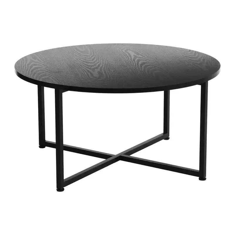 Household Essentials Jamestown Round Coffee Table