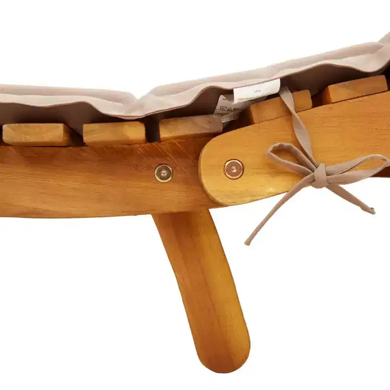 vidaXL Sun lounger21.65 x 72.44 x 25.20 in Solid Acacia Wood