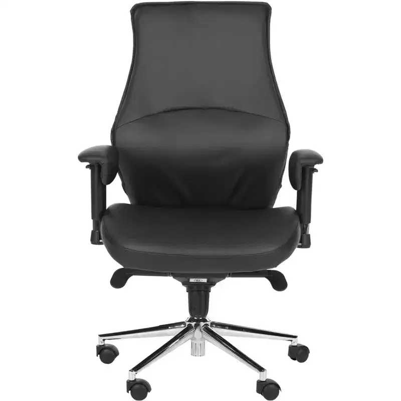 Height Adjustable Swivel Desk Chair - Black
