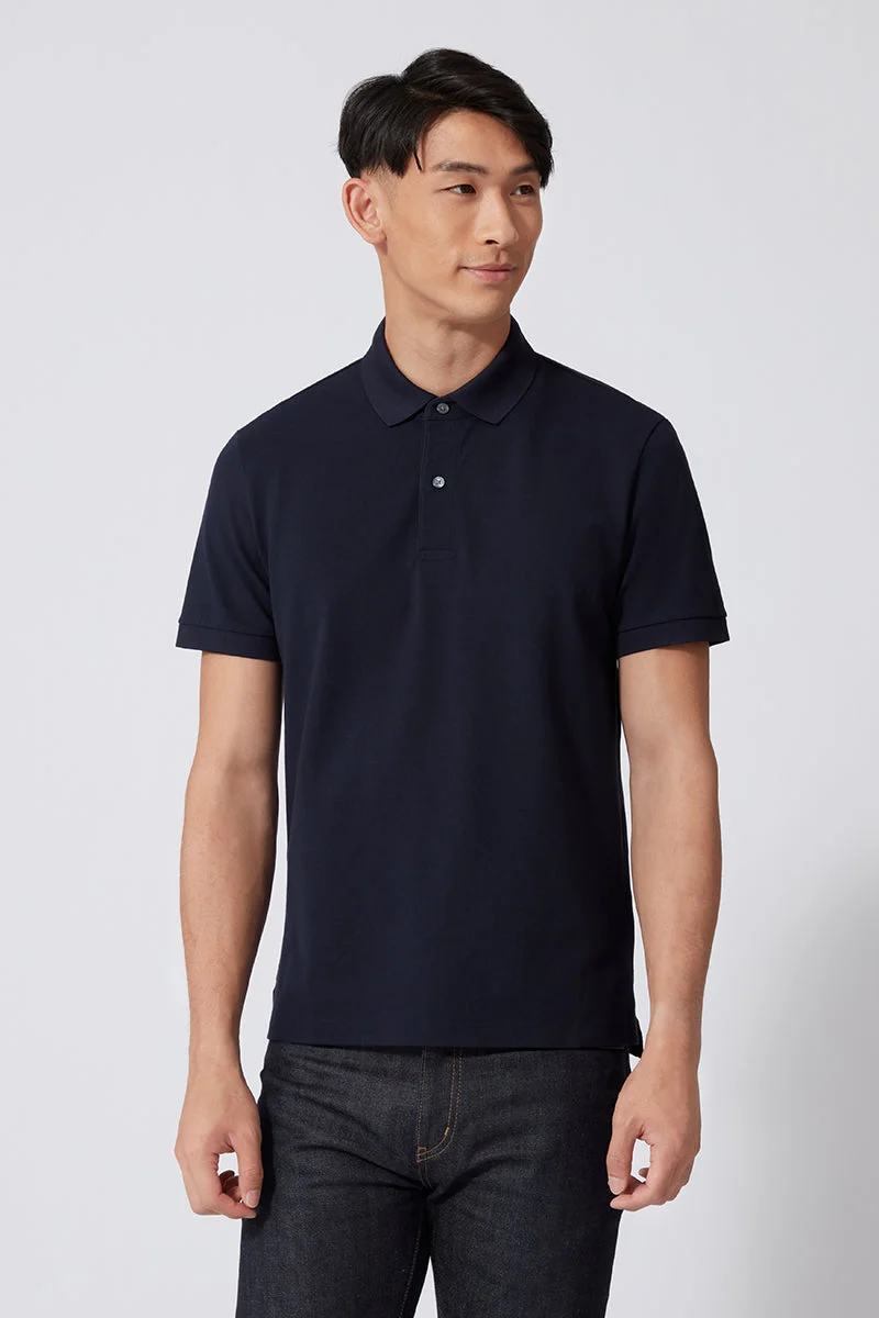 Piqué Polo – Navy