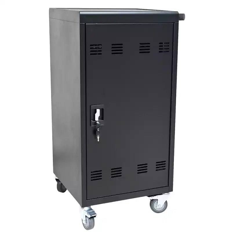 45 Device Mobile Charging Cart with Lock & Key, 4 Caster Tablet Laptop Charging Station for Classroom Office