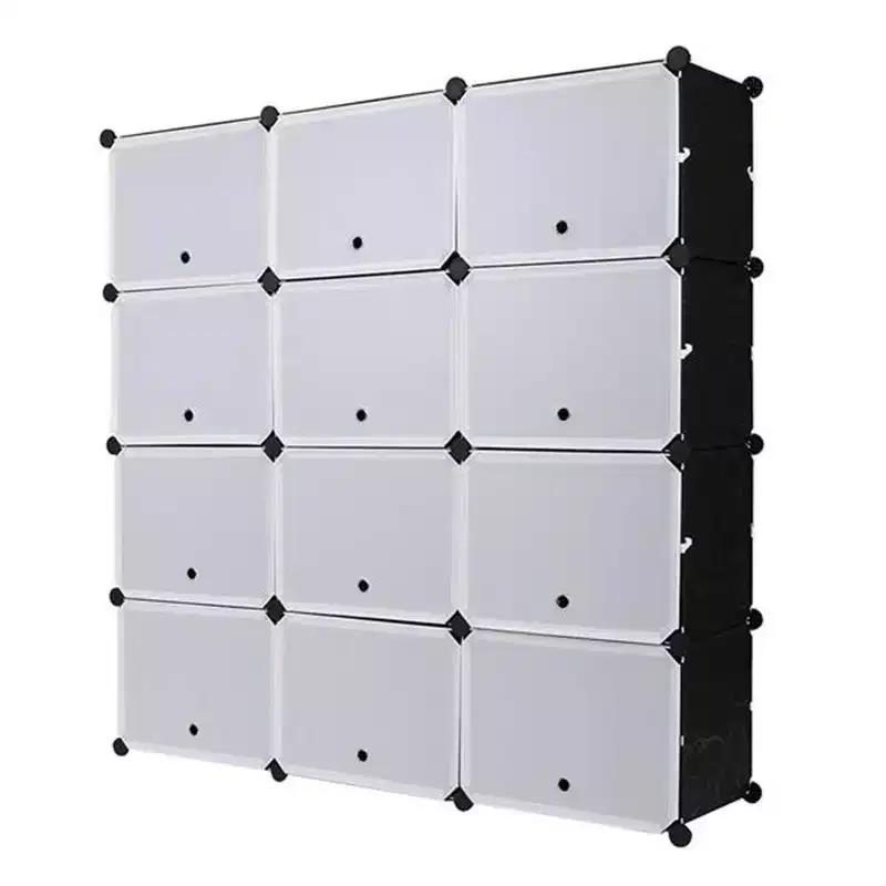 Shoe Rack, 7-Tier Portable Shoe Storage Organizer DIY Multi-Purpose Cube Shelf Stand for Heels/Boots/Slippers (403030)