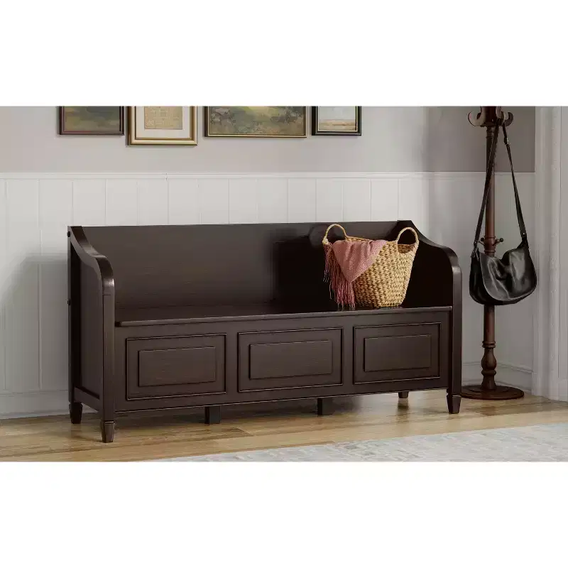 Plywood Storage Bench 29.5''H x 56''W x 18.2''D