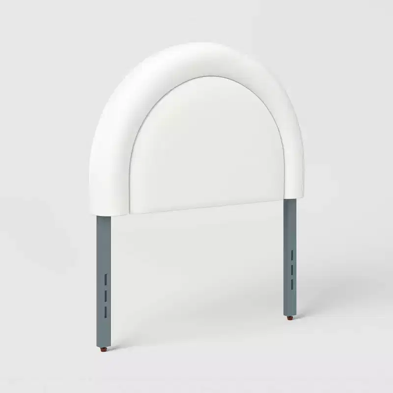 Twin Luxe Velvet Headboard Ivory - Pillowfort™
