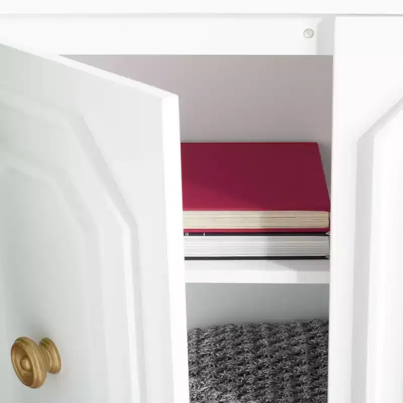 Riya 2 Door Hall Cabinet - CHS5003 - White - Safavieh