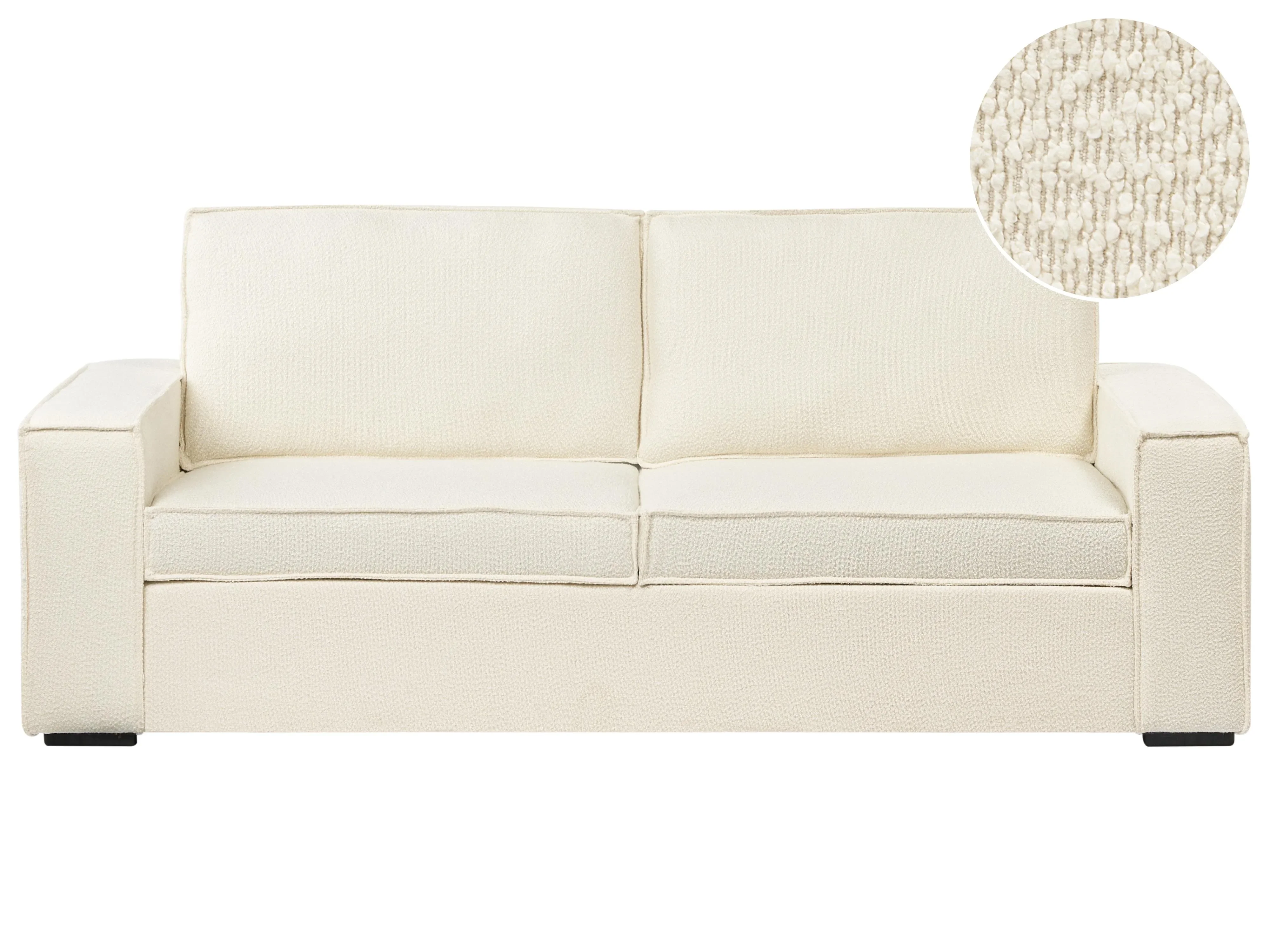 Divano letto 3 posti  Bianco sporco