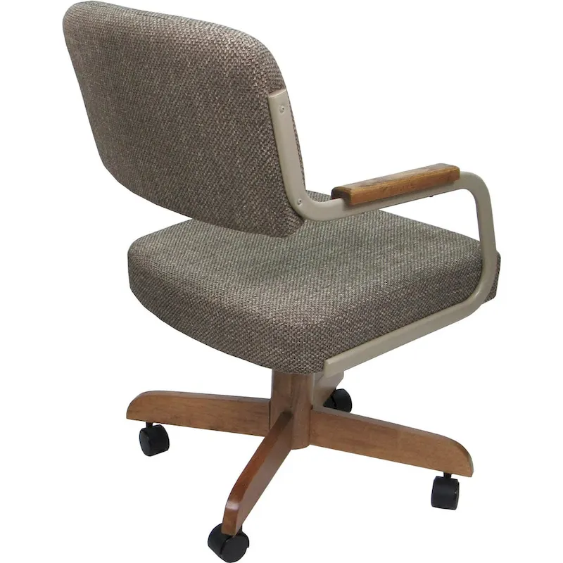 Swivel Tilt Kitchen Caster Chair with Wheels M-115 - 18 inch Seat