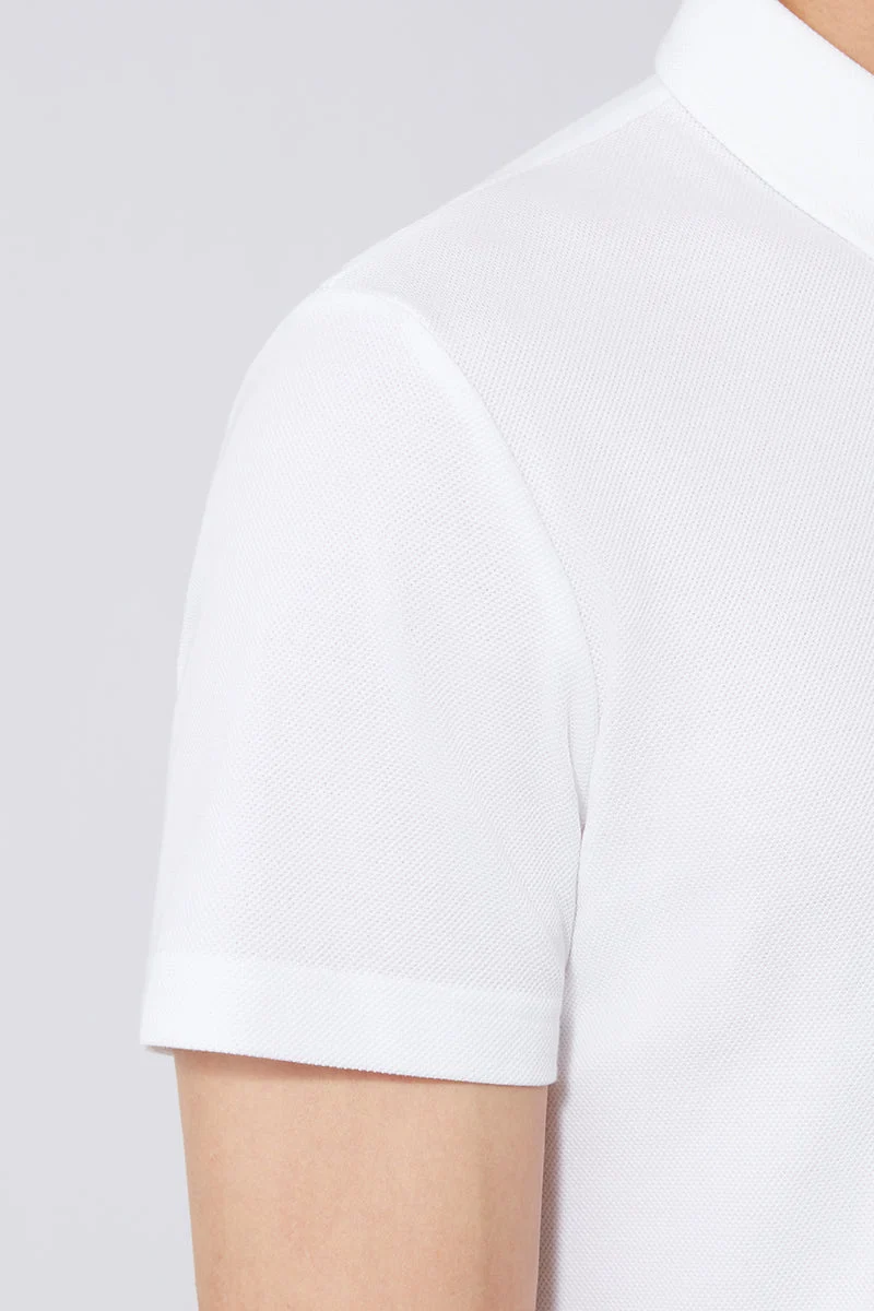 Pique Polo | White