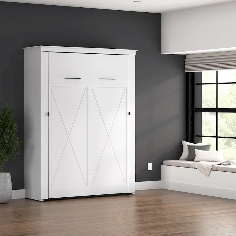 Key West 63W Full Murphy Bed for Living Room or Guest Room by Bestar