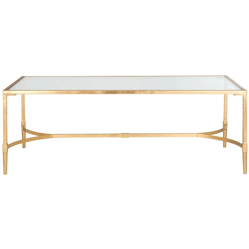 Gold Coffee Table - 50 x 26 x 18 - 50Wx26Dx18H