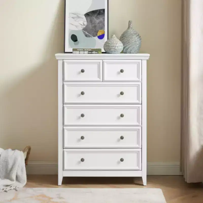 Modern 6 Drawers Dresser 6 Drawers Cabinet,Chest of Drawers Closet Organizers and Storage Clothes Storage Drawers Cabinet