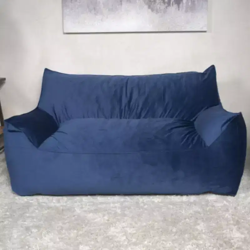 Okak Chenille Oversized Bean Bag Chair, Lazy Big Sofa Chair Floor Chair with Armrests, Cozy Lounge Chair for Living Room, Bedroom