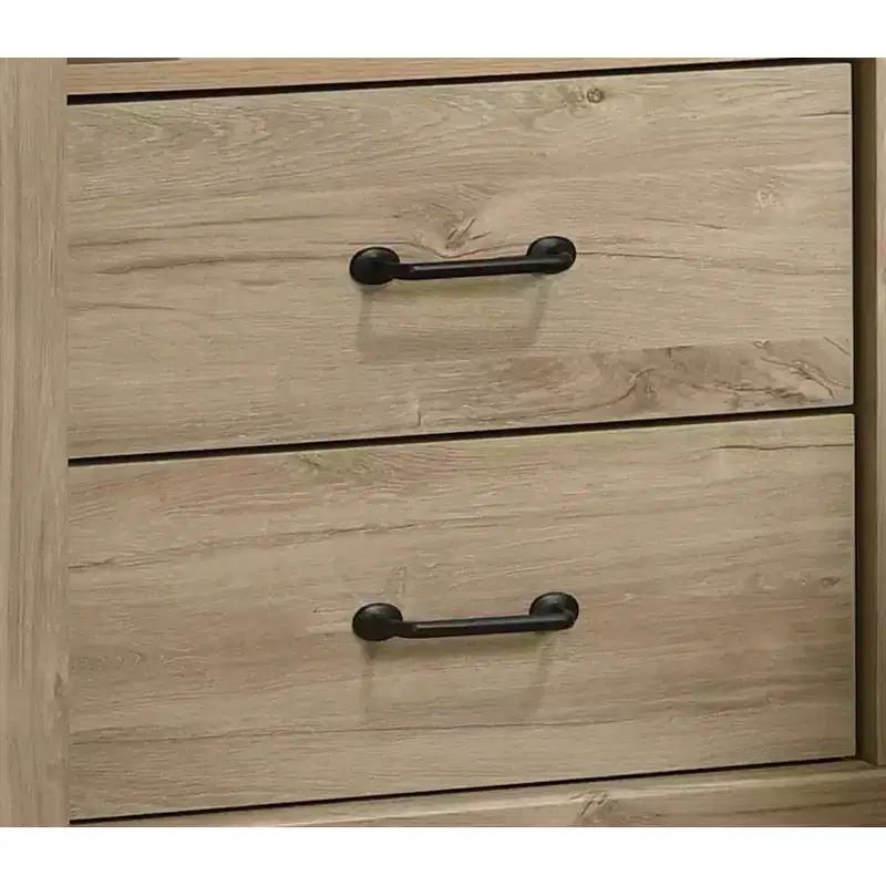USB Charging 2 Drawer Nightstand for Bedroom and Living Room