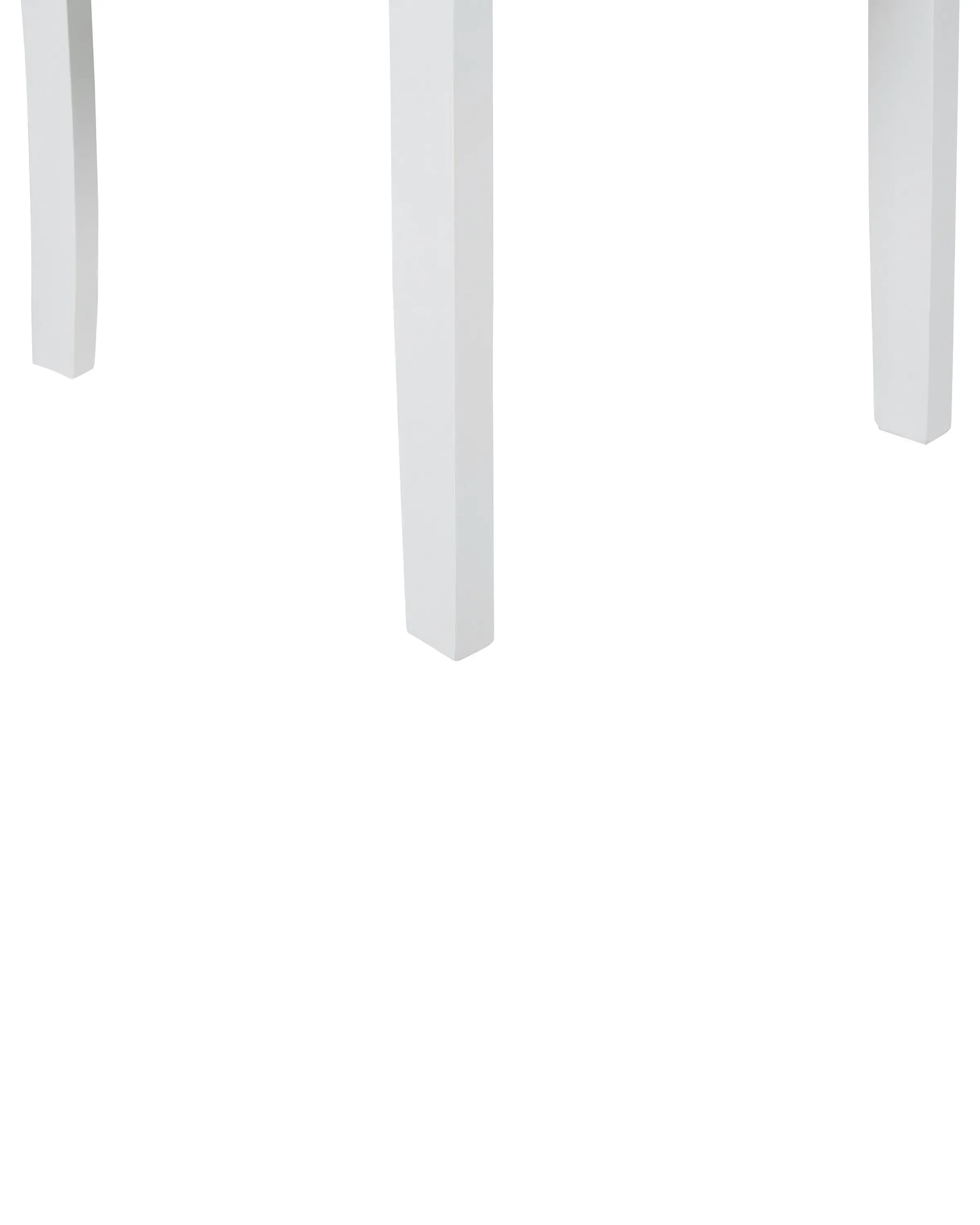 Set di 2 sedie da pranzo Legno Bianco