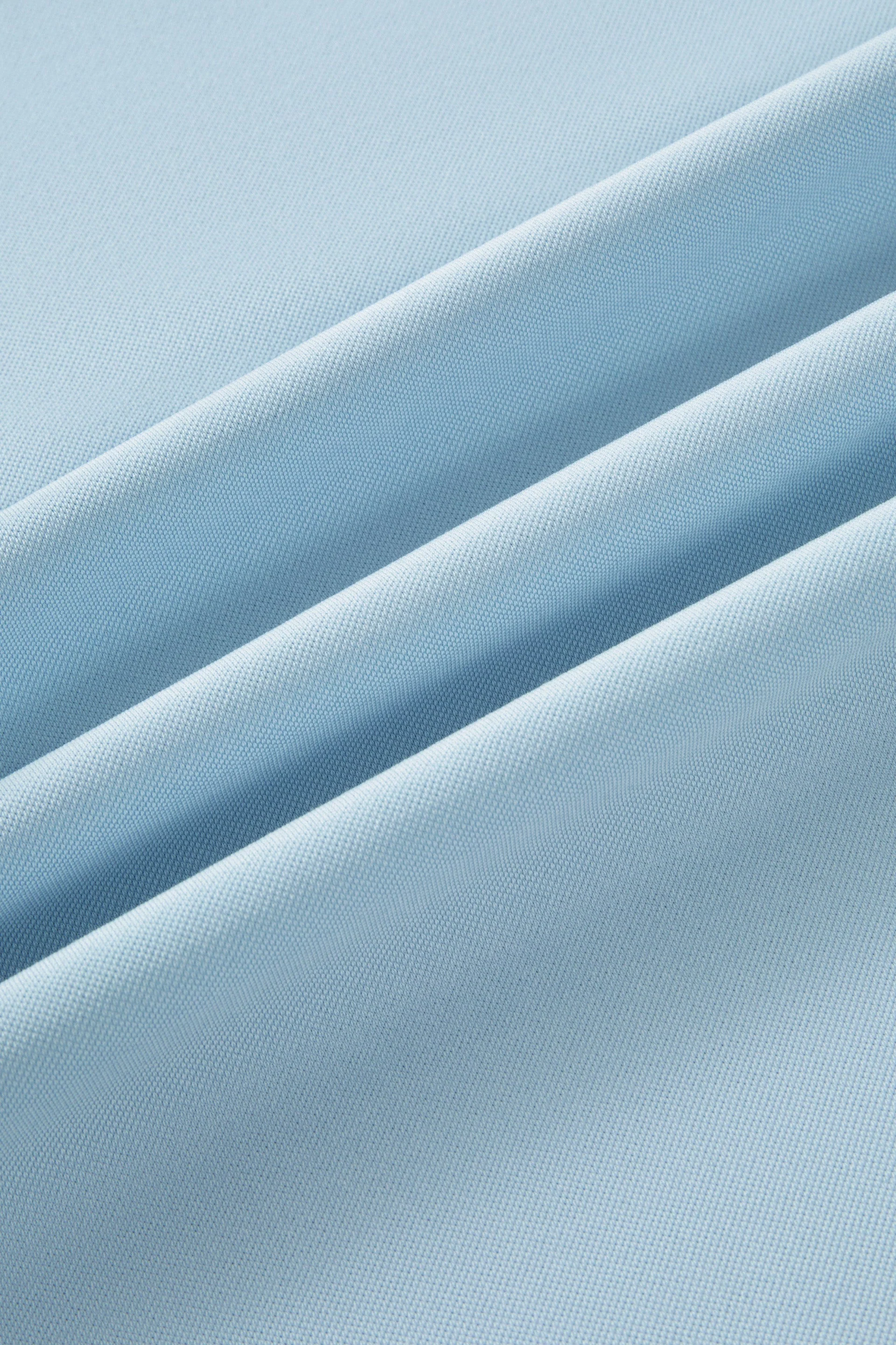 Sharp Pique Polo – Light Blue
