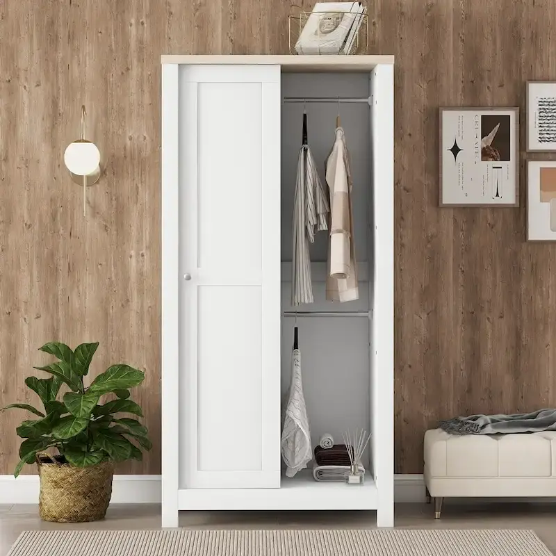 Storage Wardrobe with Sliding Door