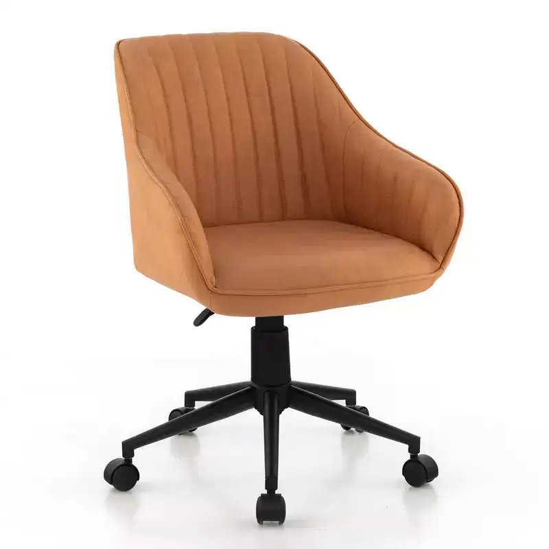 PU Leathaire Home Office Arm Chair Adjustable Swivel Leisure Desk Chair