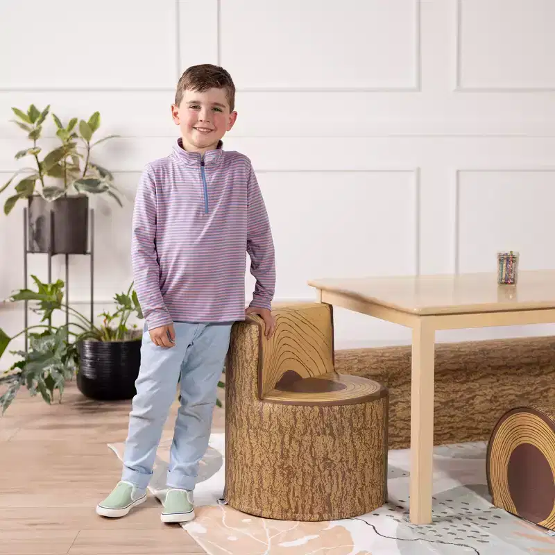SoftZone Tree Log Chair