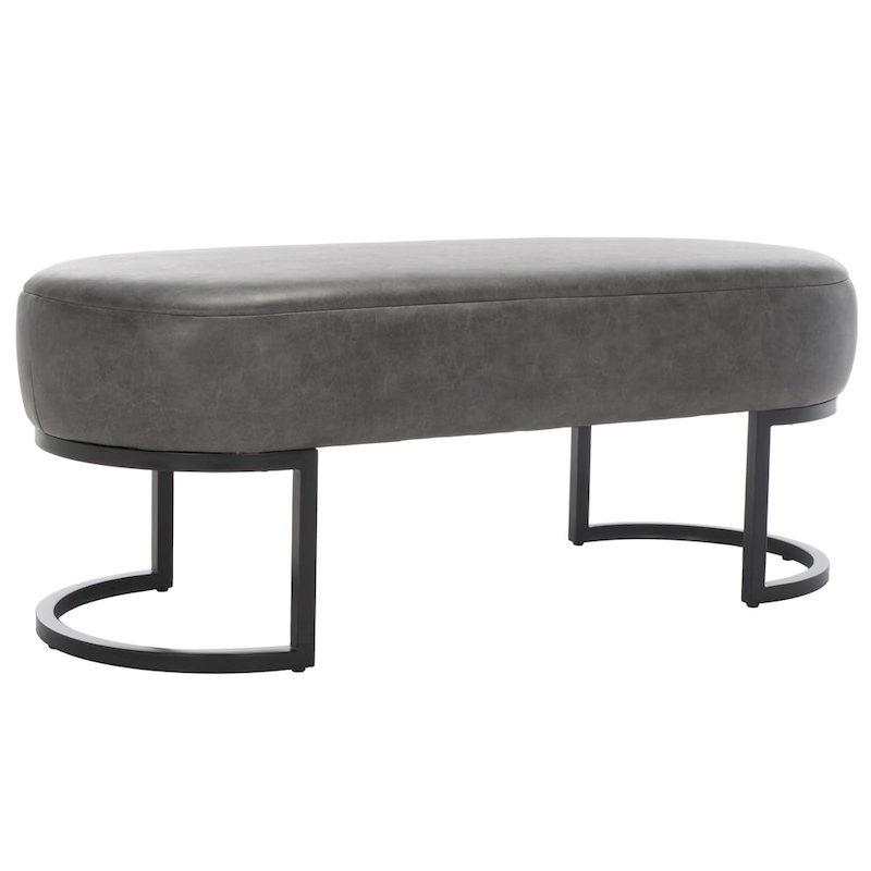SAFAVIEH Sannie Oval Bench - 50 W x 20 D x 19 H - 50Wx20Dx19H