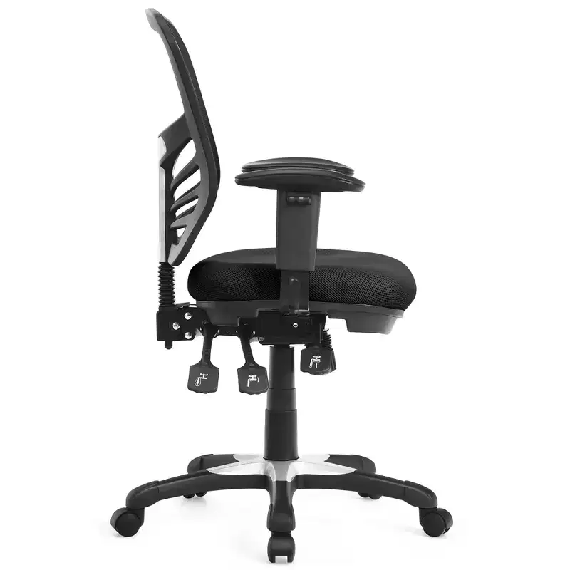Mesh Office Chair 3-Paddle Computer Desk Chair with Adjustable Seat