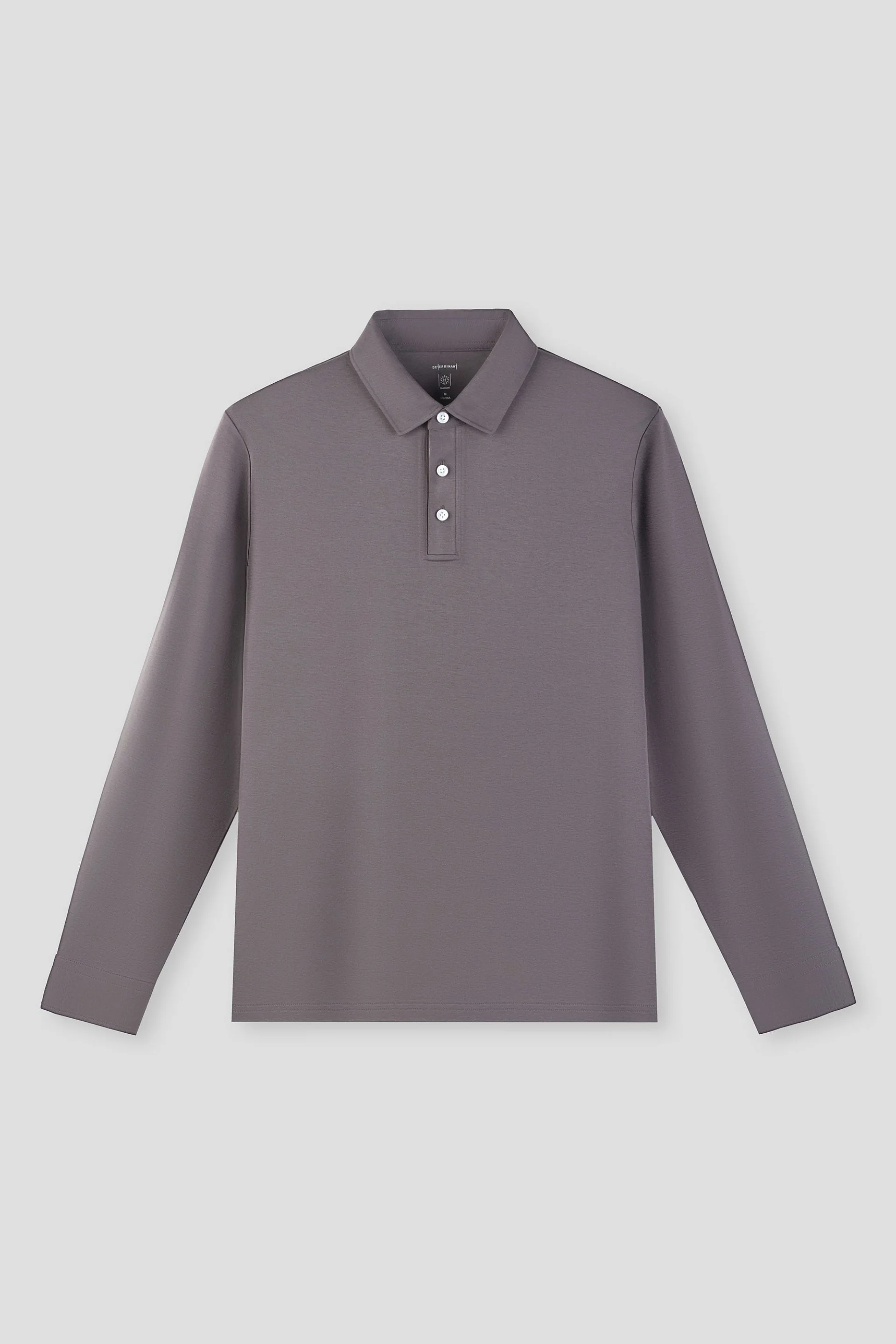 Long Sleeve Polo – Grey