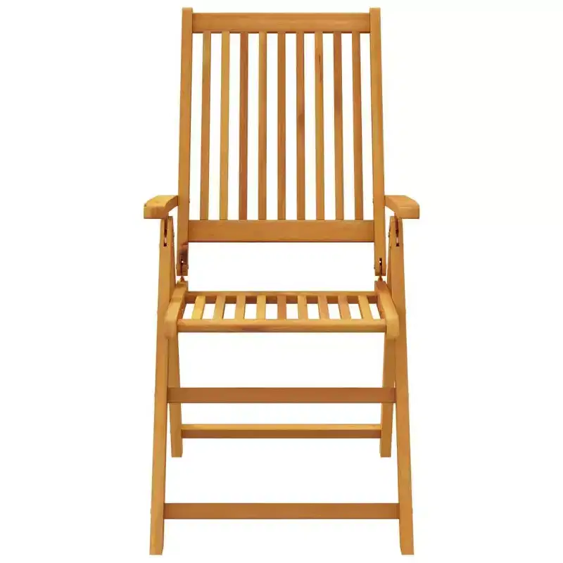 vidaXL Garden Dining Set Brown Solid Acacia wood Medium Foldable