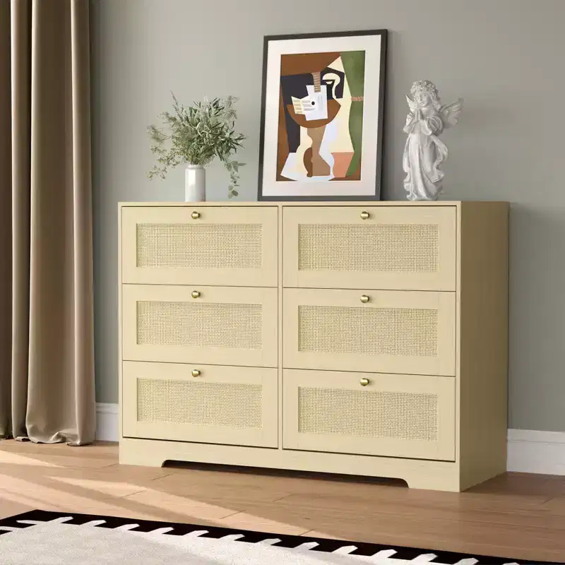 8 Drawer Dresser with Spacious Storage Compartments