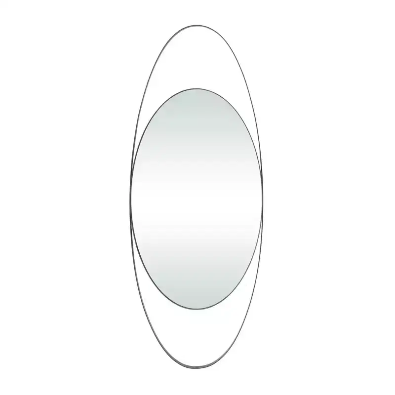 Metal Oval Wall Mirror - CosmoLiving by Cosmopolitan