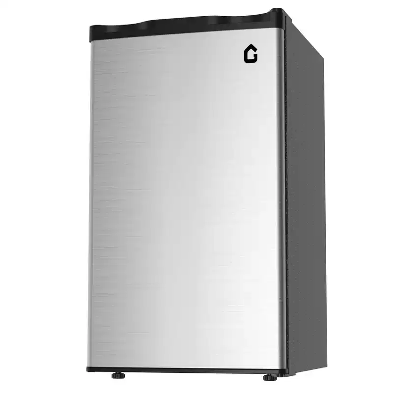 Garvee 4.5 Cu.Ft Mini Fridge with Freezer,127L Compact Refrigerator, Apartment Size Refrigerator for Bedroom,Dorm,Office, Quiet Freezer,Bedroom,White
