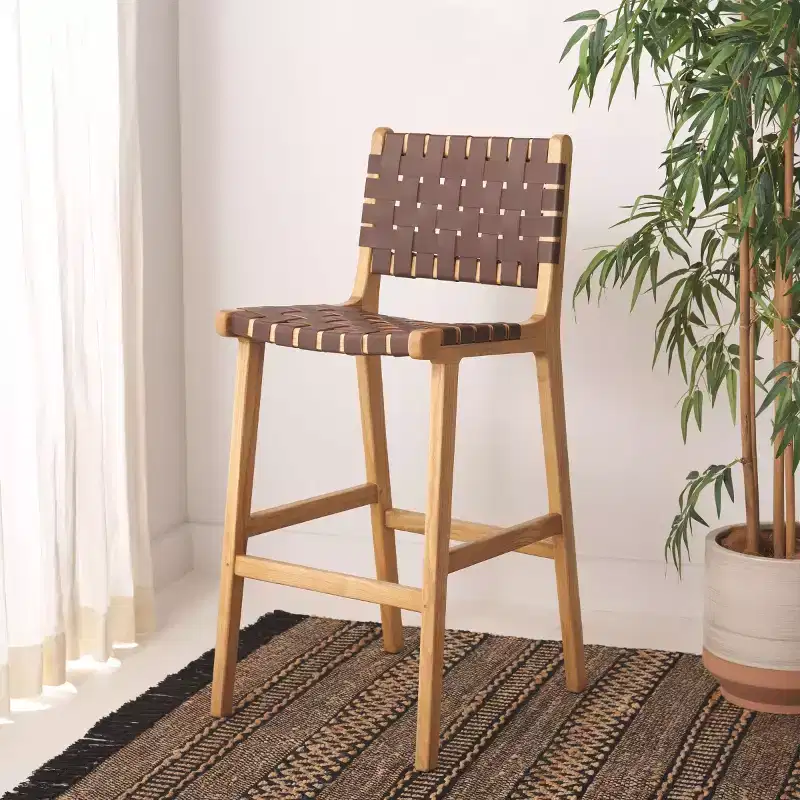 Leather Bar Stool