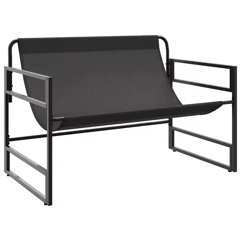 Garden Bench with Cushion in Taupe
