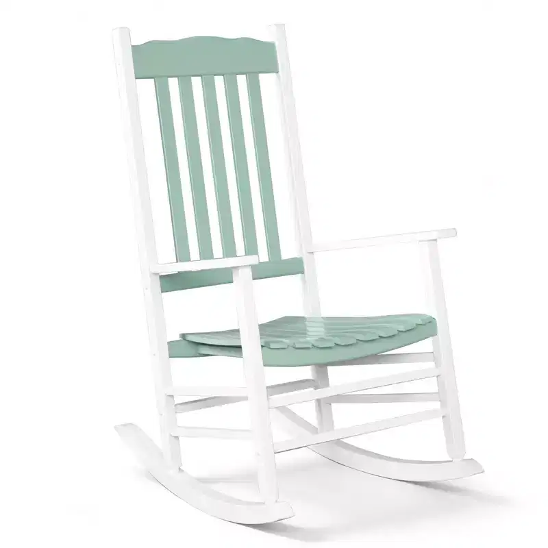 Karl Home | 24-Inch Solid Wood Patio Rocking Chair