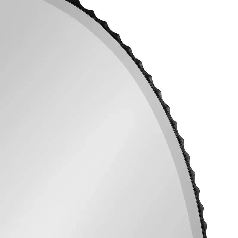 23x32 Elmora Fluted Oval Wall Mirror - Kate & Laurel All Things Decor