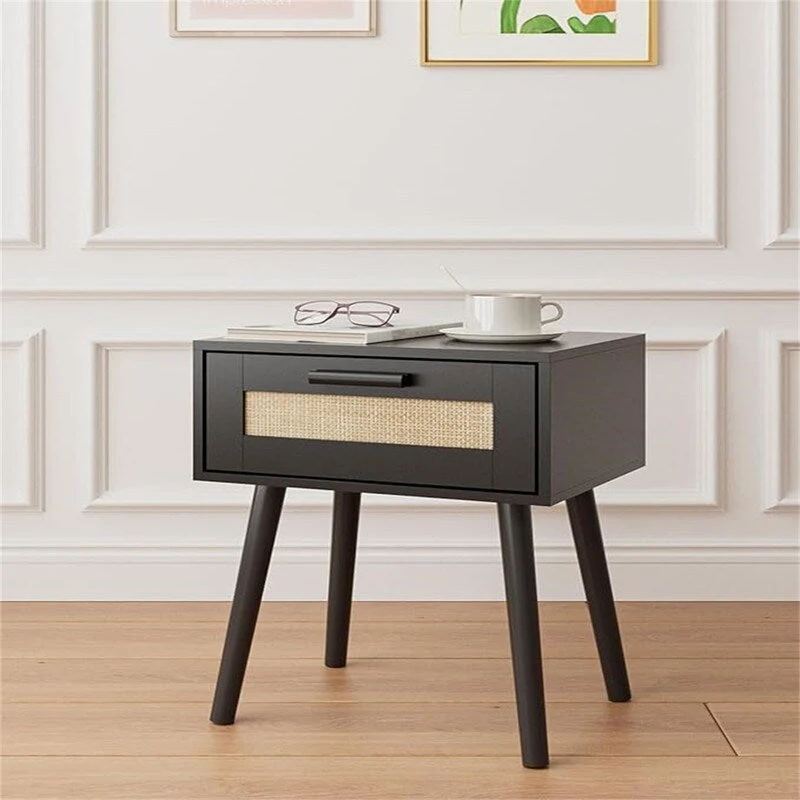 Bedroom Nightstands Wooden Night Stands - 11.81D x 15.35W x 19.69H