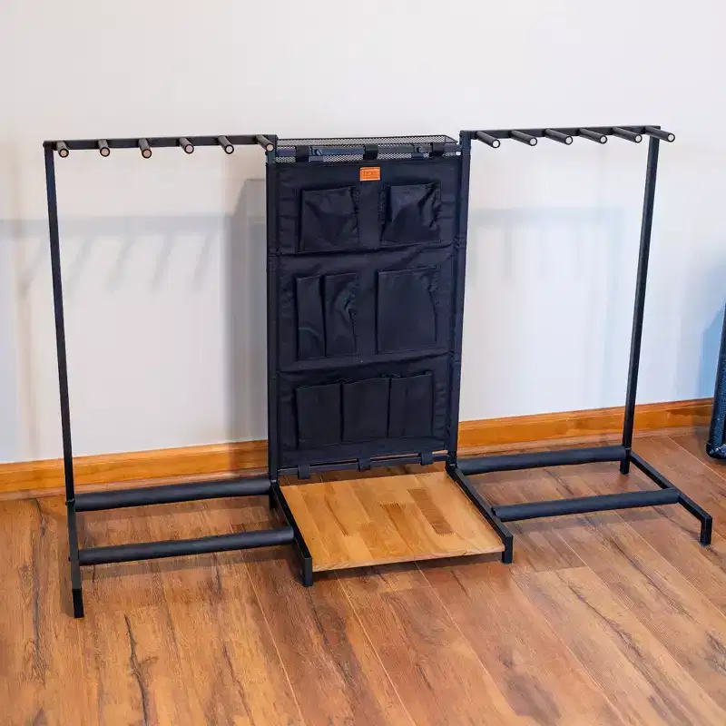 StoreYourBoard Headliner 10-Slot Guitar Rack | Black