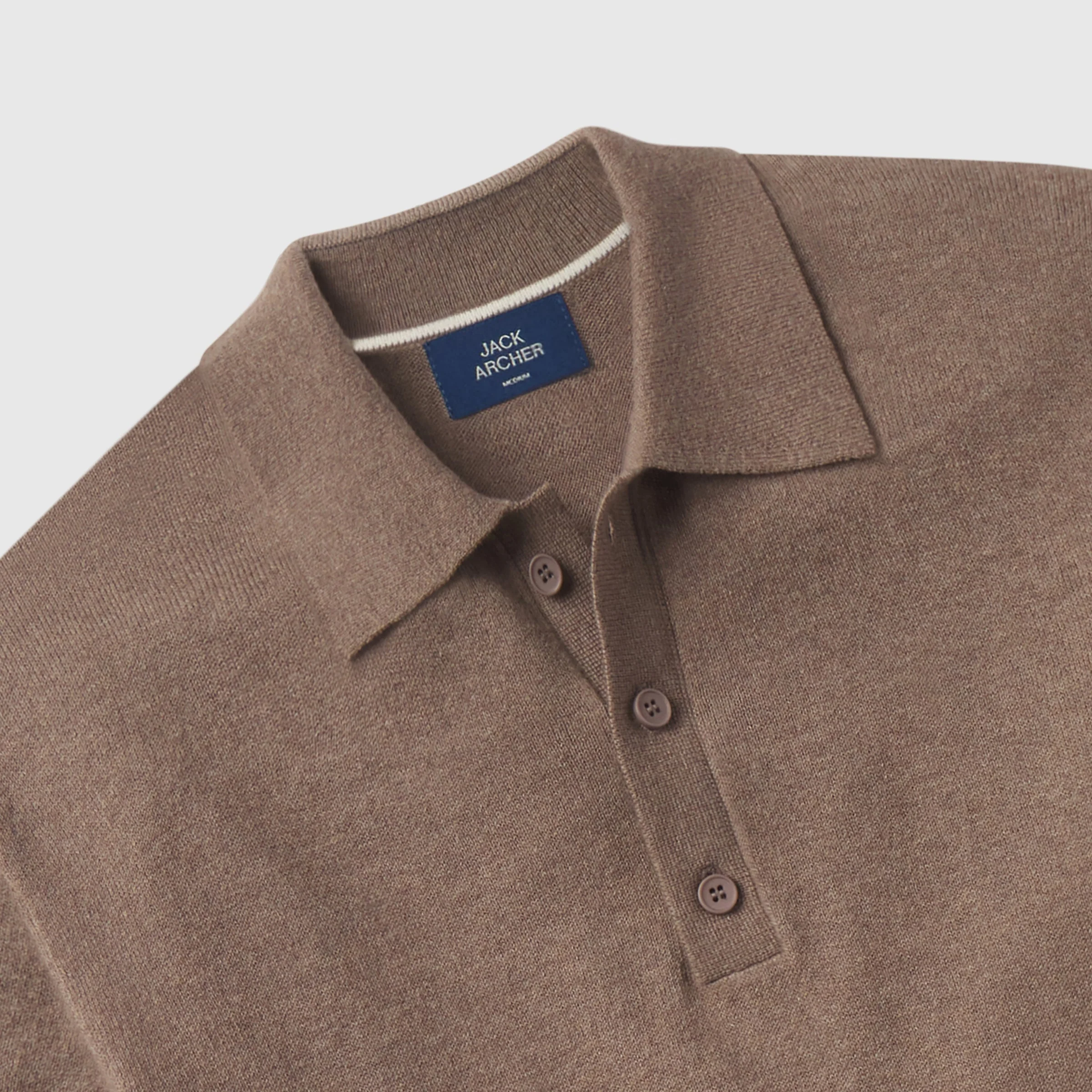 Polo shirt - Mocha Heather Grey