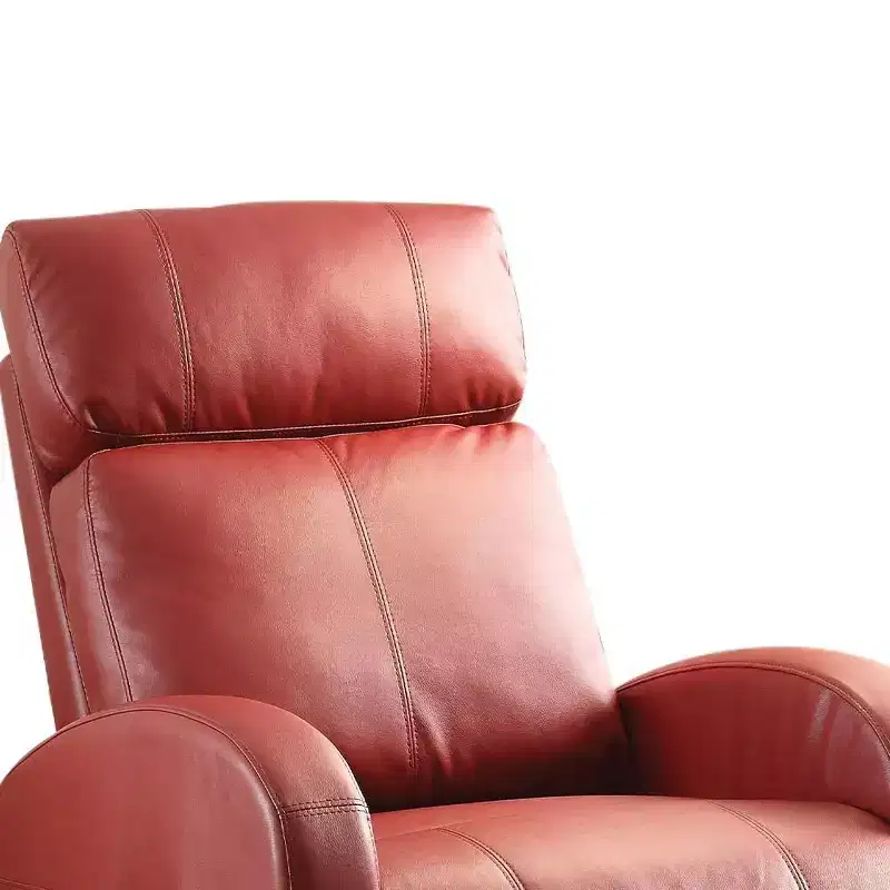 Acme Furniture Ricardo Power Recliner Sofa Red Synthetic Leather