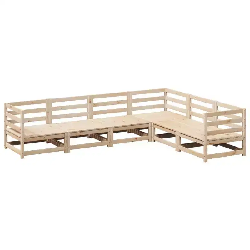 vidaXL Modular Patio Sofa Set with Cushions