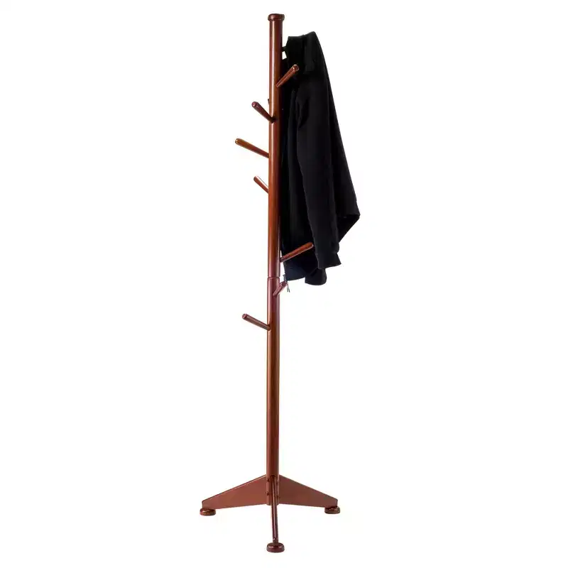 Lily Coat Tree Walnut Finish