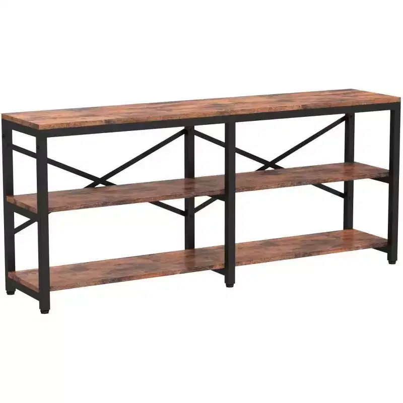 Tribesigns 70.9 Long Console Table, 3-Tier Hallway Entryway Table