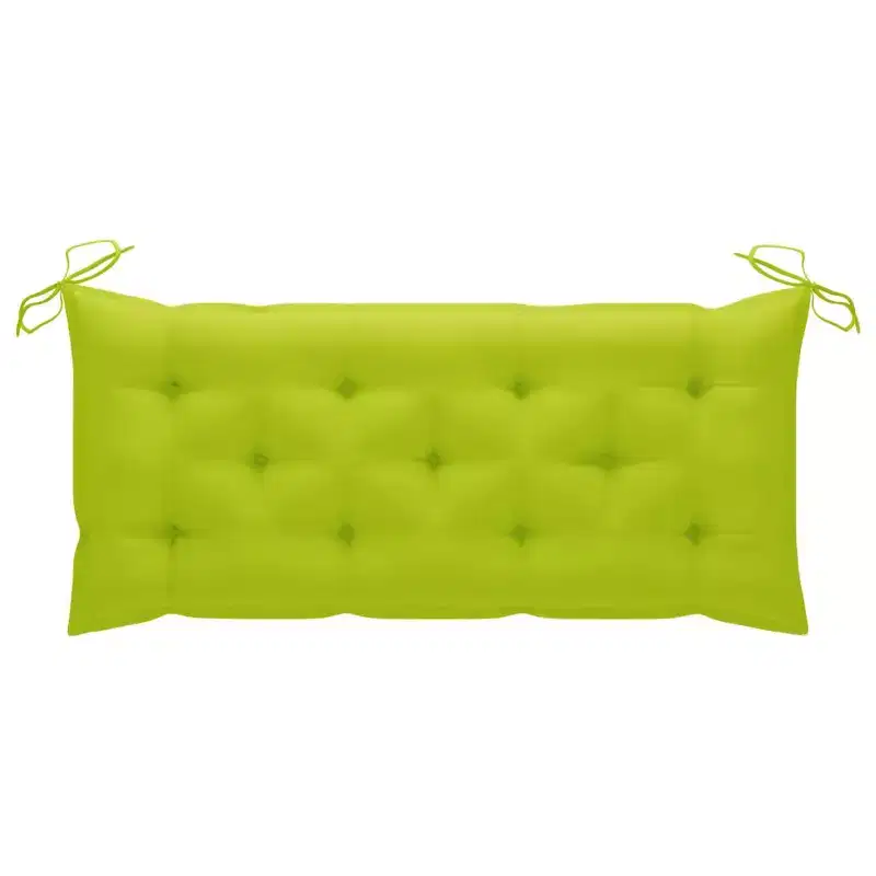 Patio Bench Bright Green Solid Acacia Wood 47.2 inches Durable