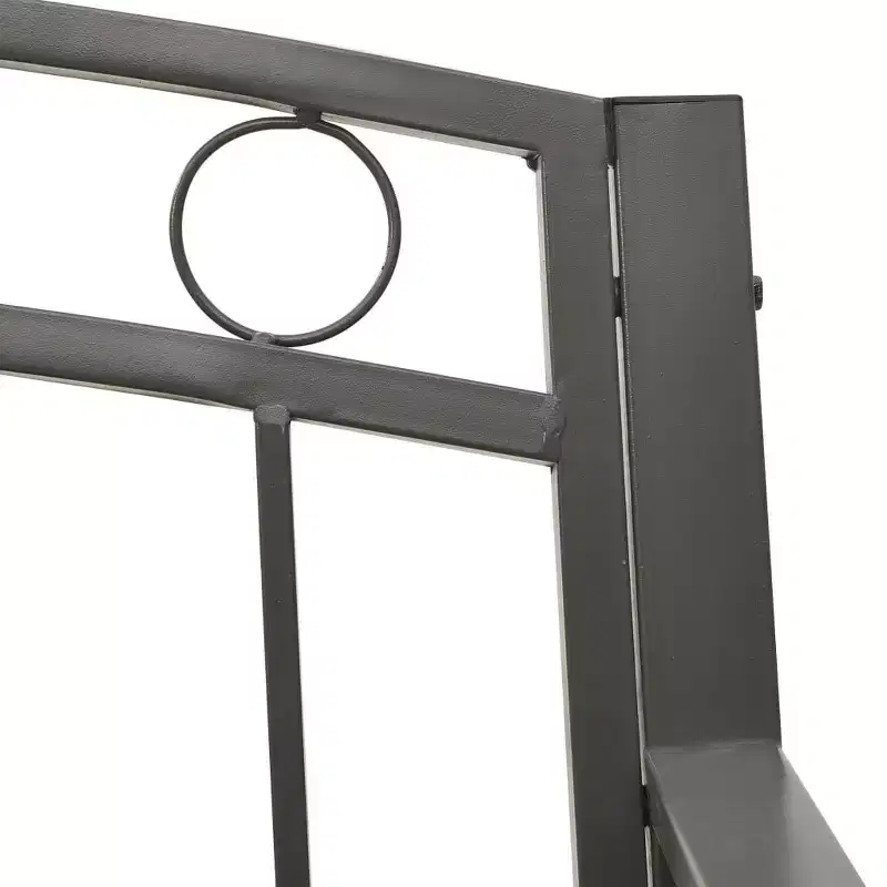 vidaXL Garden Bench Powder-coated steel Medium Durable