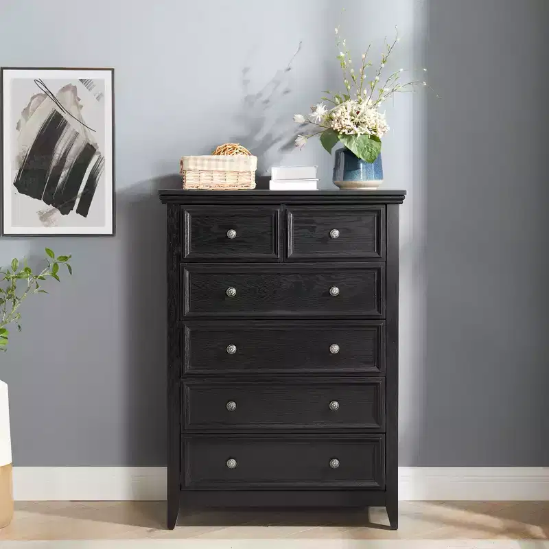 Modern 6 Drawers Dresser 6 Drawers Cabinet,Chest of Drawers Closet Organizers and Storage Clothes Storage Drawers Cabinet