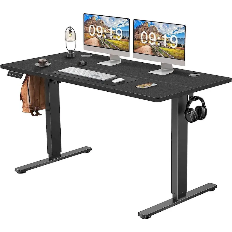 Electric Height Adjustable Standing Desk,Sit to Stand Ergonomic Computer Desk, 55 x 24