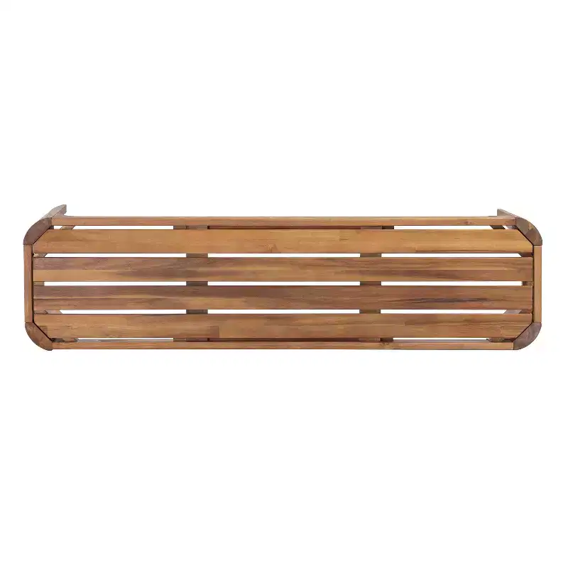 Christopher Knight Home Pierre Modern Acacia Wood Patio Bench with Slatted Design