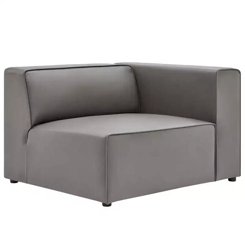 Mingle Vegan Leather Right Armchair - Modway