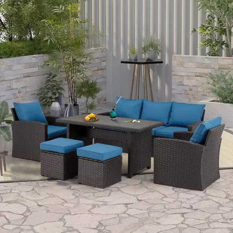 EROMMY 6 Pieces Patio Furniture Sets
