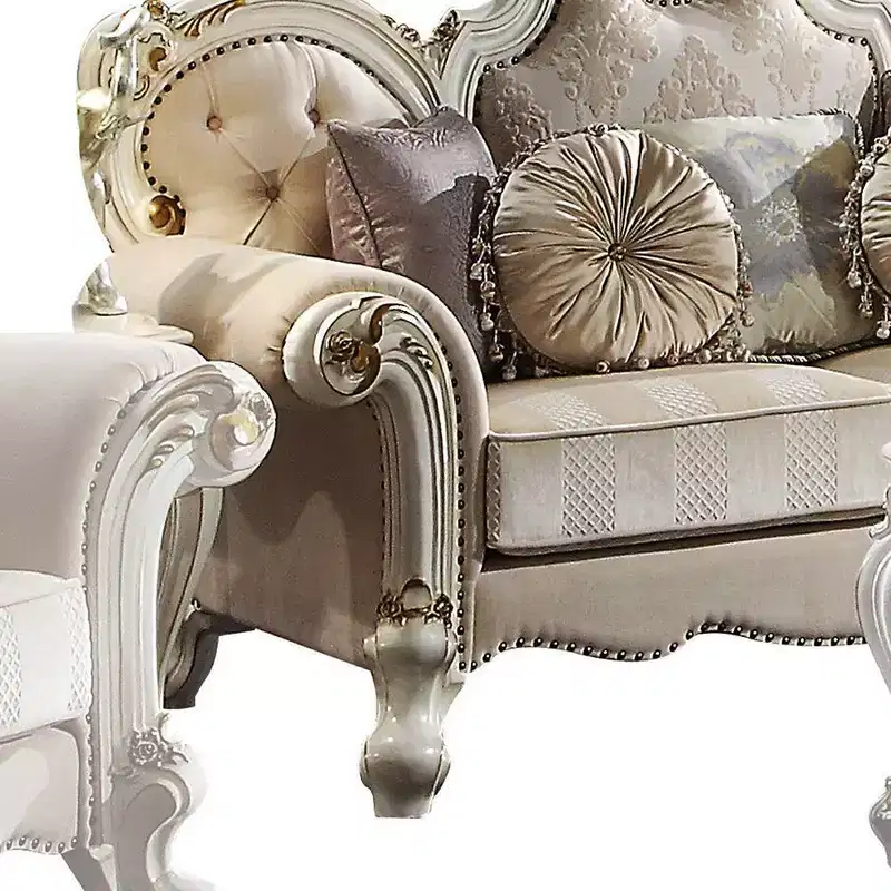 Acme Furniture Picardy Sofa Antique Pearl